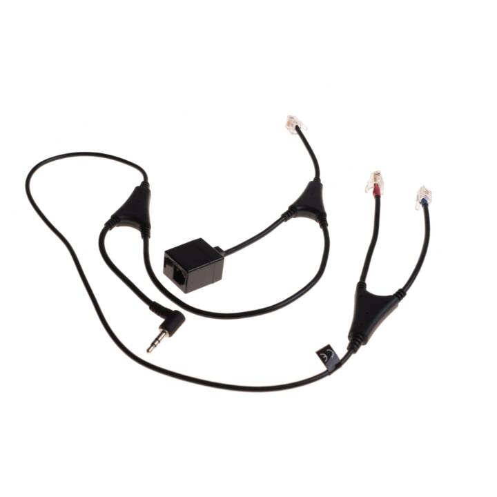 JABRA Adapter MSH Alcatel zu Go/Pro-Serie 14201-36 (Schwarz, RJ-11 ...