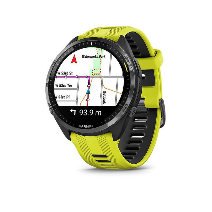 GARMIN Forerunner 965 (35.4 mm, Taille unique, Noir, Titane)
