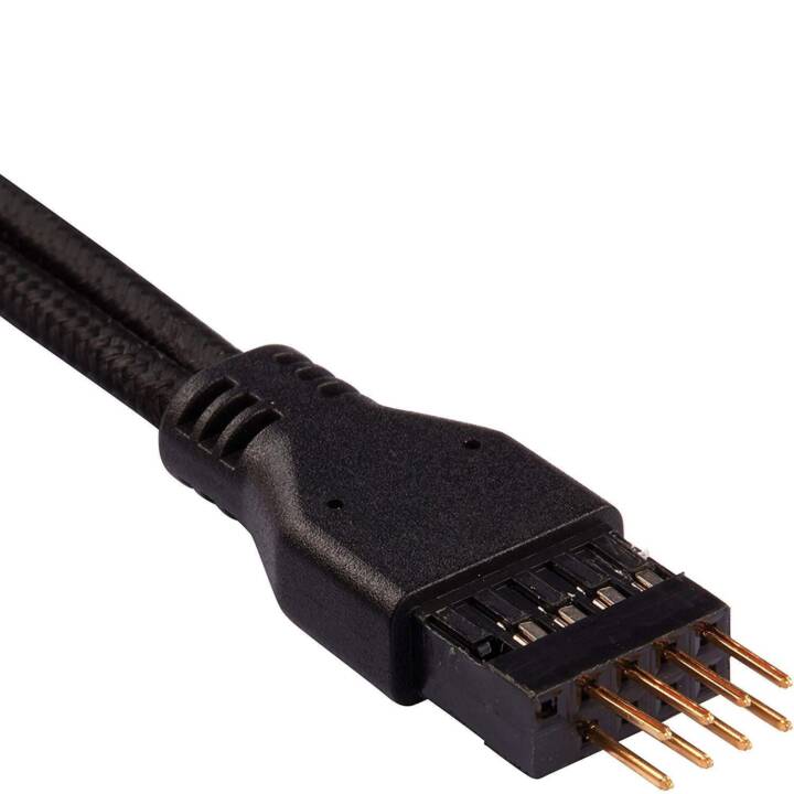 CORSAIR Verbindungskabel (2 Pin, USB 2.0, USB 3.0, USB 3.0, USB 2.0, 2 Pin, 0.3 m)