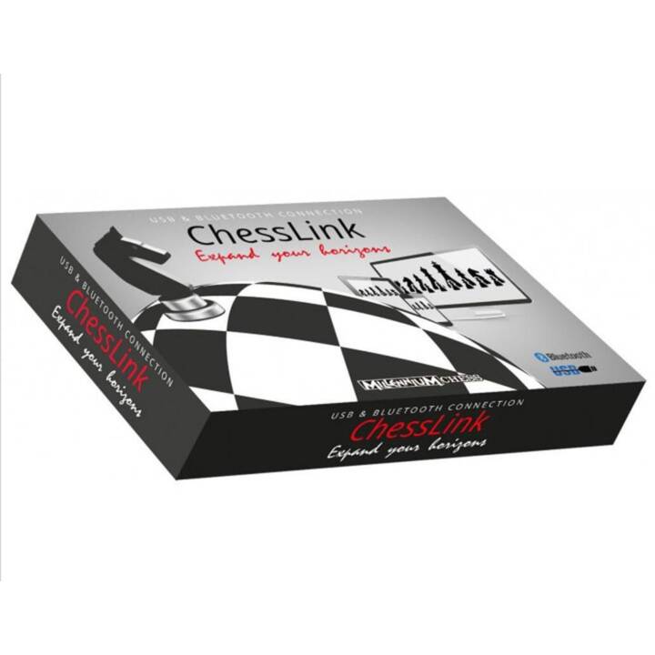 MILLENNIUM PLAY ChessLink M822 Schachcomputer (Schwarz, 1 Stück)