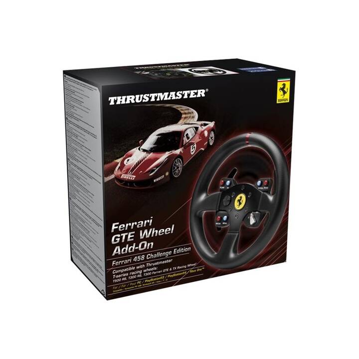 THRUSTMASTER Ferrari GTE 458 Challenge Edition Add-On Lenkrad (Schwarz)
