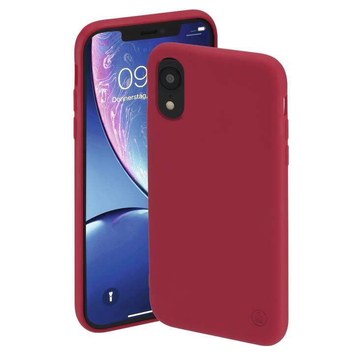 HAMA Backcover Finest Feel (iPhone XR, Rot)