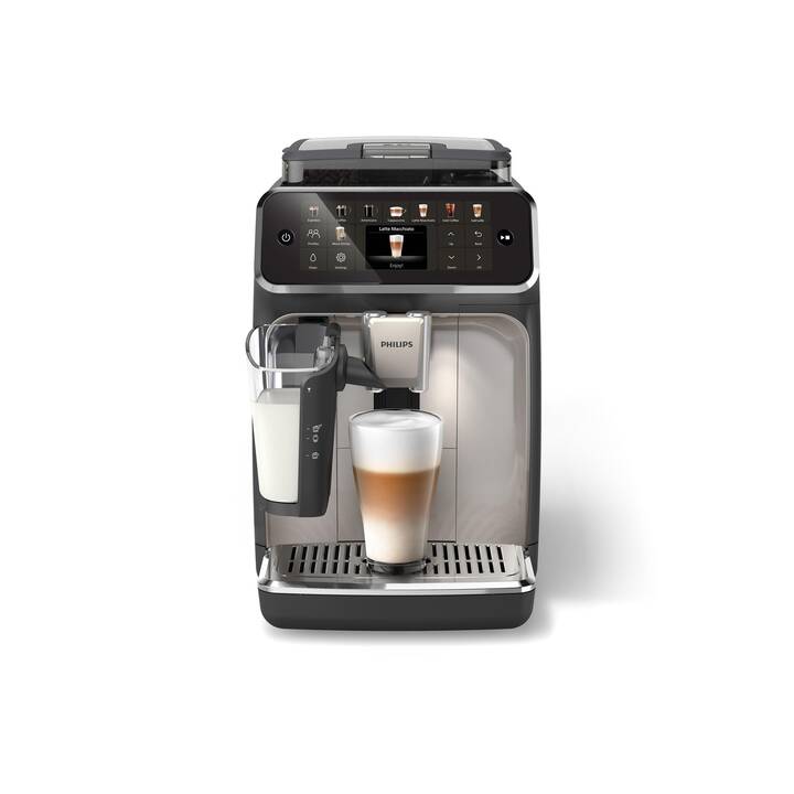 PHILIPS Series 5500 EP5547/90 (Cromo, Nero, 1.8 l, Macchine caffè automatiche)