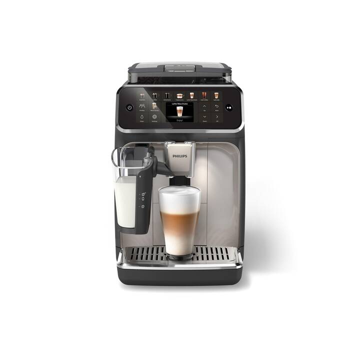 PHILIPS Series 5500 EP5547/90 (Chrome, Noir, 1.8 l, Machines à café automatique)