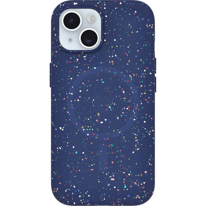 OTTERBOX Backcover MagSafe Blueberry Pie (iPhone 15, iPhone 13, iPhone 14, Gemustert, Blau)