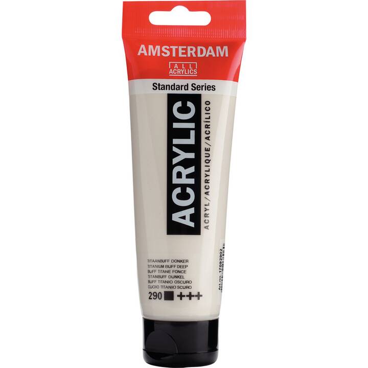 AMSTERDAM Couleur acrylique (120 ml, Beige, Blanc, Multicolore)
