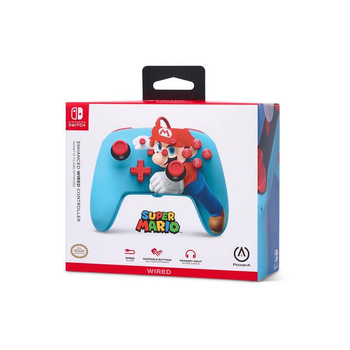 POWER A Mario Punch Controller (Hellblau, Mehrfarbig)