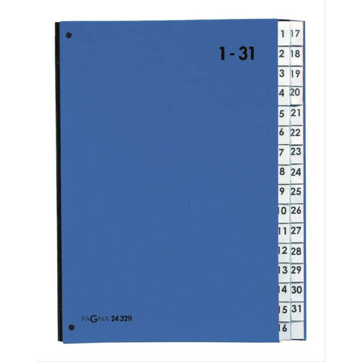 PAGNA Dossier d'index (Bleu, A4, 1 pièce)