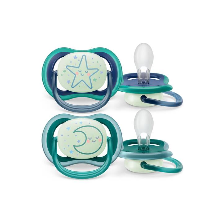 PHILIPS AVENT Nuggi Ultra air  (Grün, Blau, 6 M - 18 M)