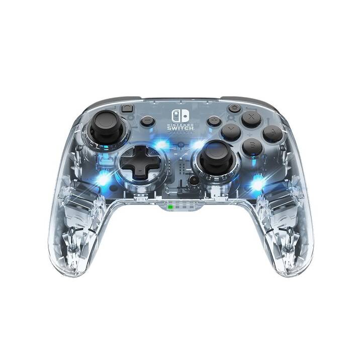 PDP Afterglow Wireless Deluxe Manette (Transparent)