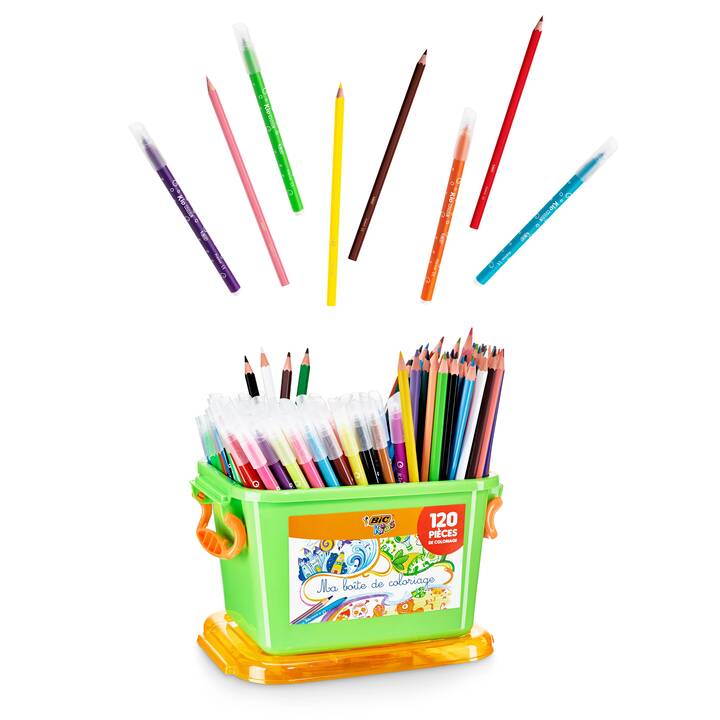BIC Kids Evolution Crayon feutre (Multicolore, 120 pièce)