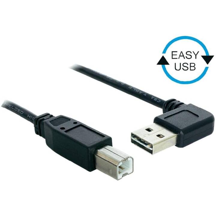 DELOCK USB-Kabel (USB 2.0 Typ-B, USB 2.0 Typ-A, 1 m)