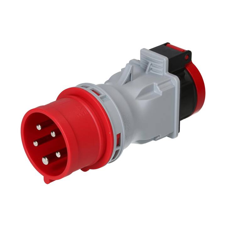 MAXCAMP Fixadapter (T25 / CEE 16/5, Grau, Rot)