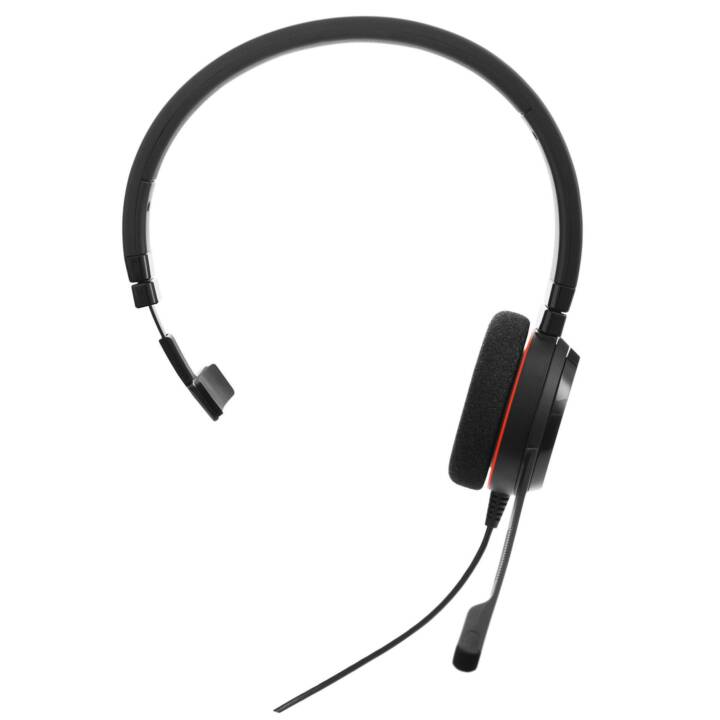 JABRA Office Headset Evolve 20  (On-Ear, Kabel, Schwarz)