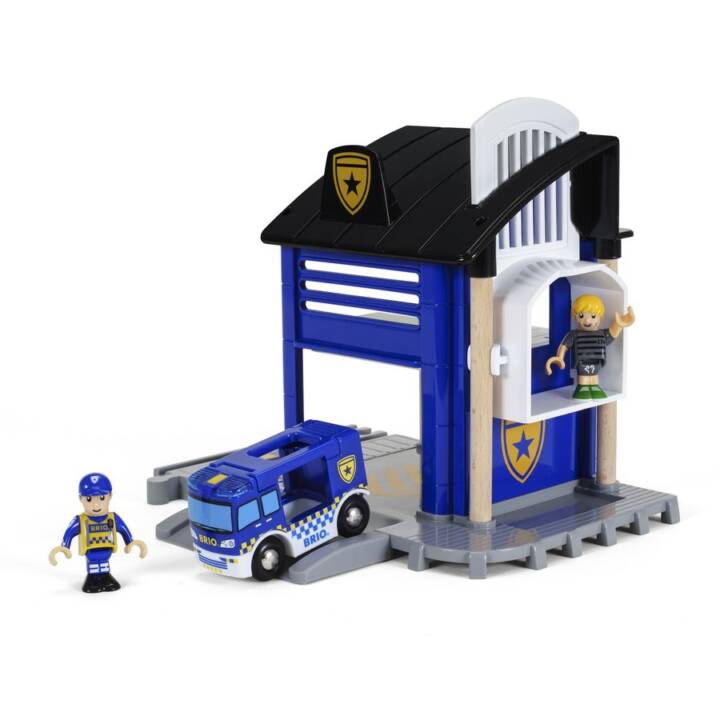 BRIO Polizeistation mit Einsatzfahrzeug