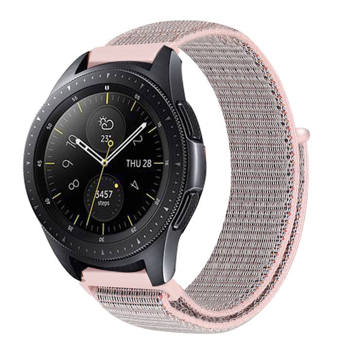 EG Armband für Galaxy Watch Active (40mm) - grau mit pink