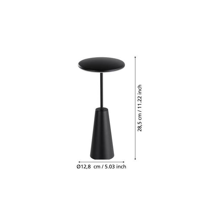 EGLO Lampe de table Piccola (Noir)