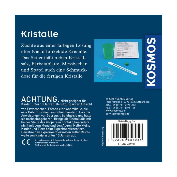 KOSMOS Experimentierkasten (Kristalle züchten)