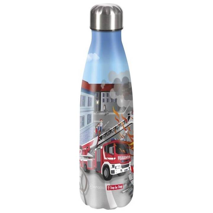 XANADOO Kindertrinkflasche Fire Engine Brandon (0.5 l, Mehrfarbig)