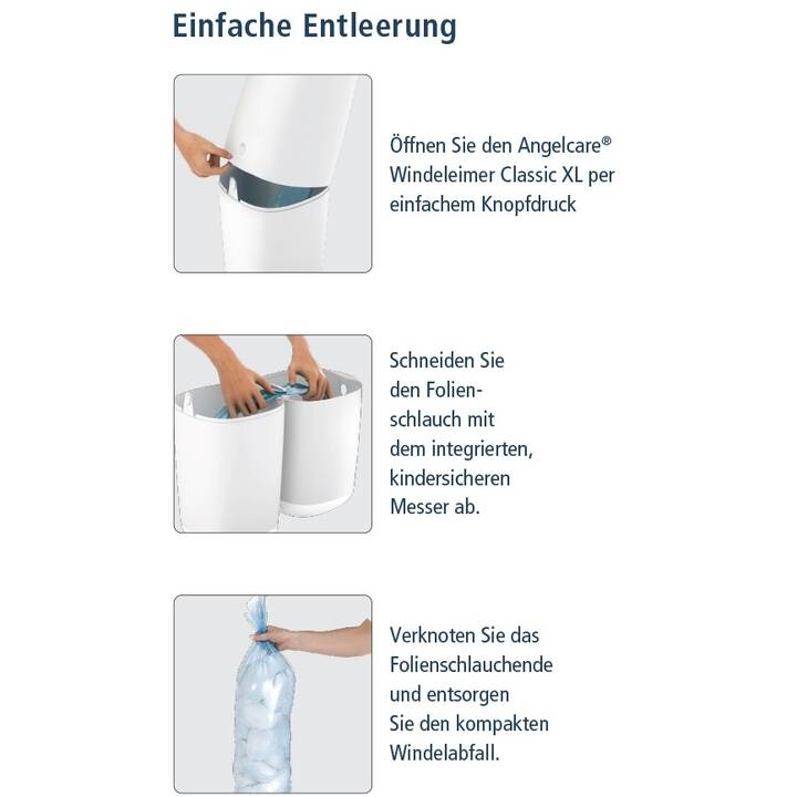 ANGELCARE Classic XL (17.9 l, Weiss)
