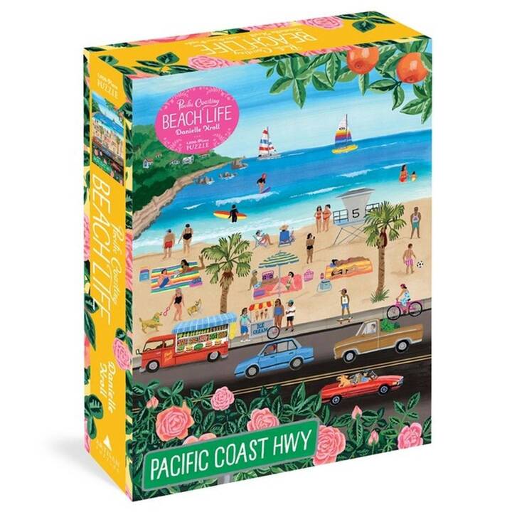 WORKMAN PUBLISHING Pacific Coasting: Beach Life Puzzle (1000 pezzo)