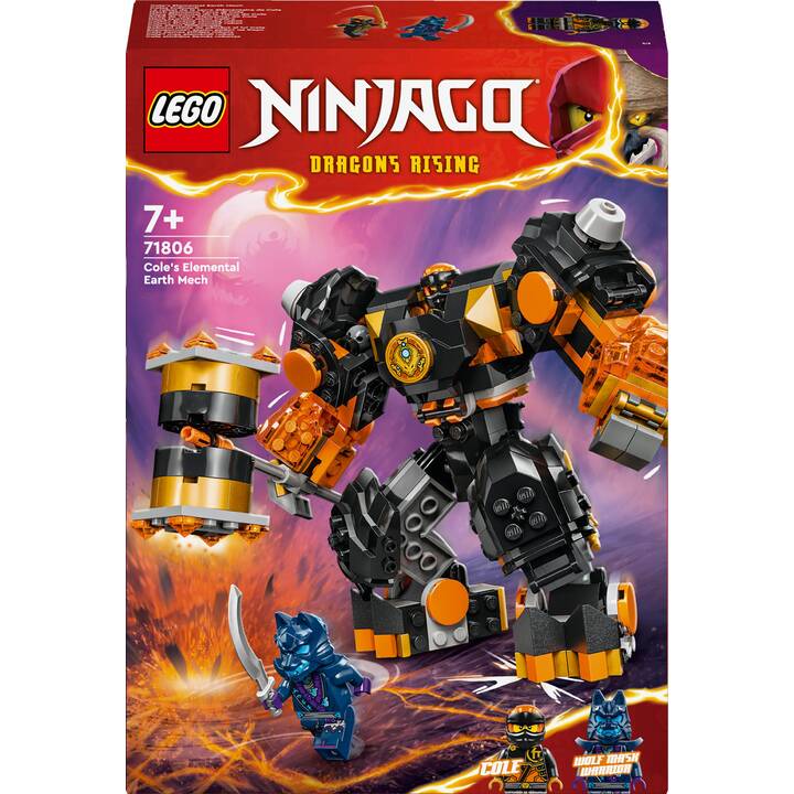 LEGO Ninjago Mech elemento Terra di Cole (71806)