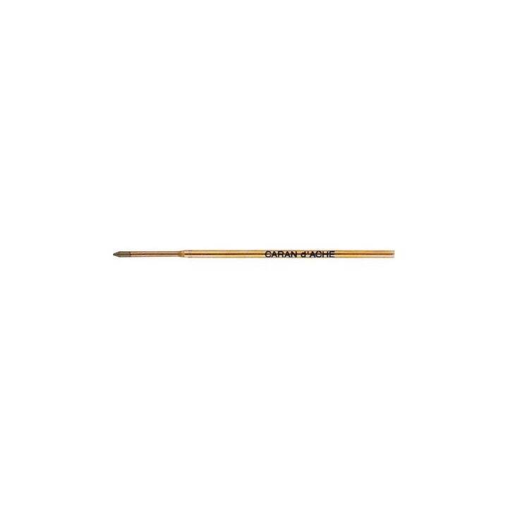 CARAN D'ACHE Mine per penna a sfera 826/828 M (Nero, 1 pezzo)