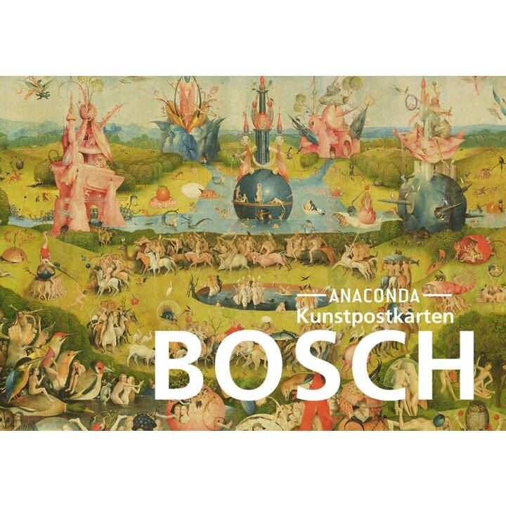 ANACONDA VERLAG Carte postale Hieronymus Bosch (Universel, Multicolore)
