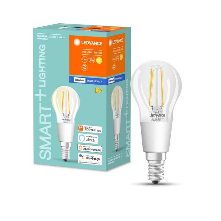 LEDVANCE LED Birne Mini bulb (E14, Bluetooth, 4 W)