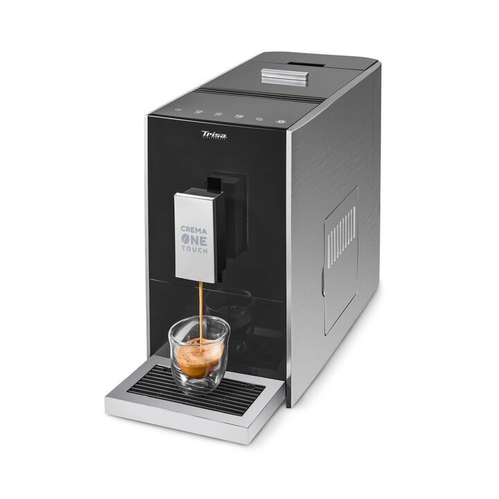 TRISA Crema One Touch (Silber, Schwarz, 1.2 l, Kaffeevollautomat)