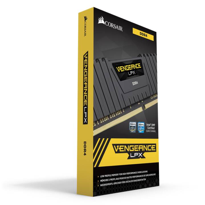 CORSAIR Vengeance LPX CMK64GX4M4D3000C16 (4 x 16 Go, DDR4-SDRAM 3000 MHz, DIMM 288-Pin)