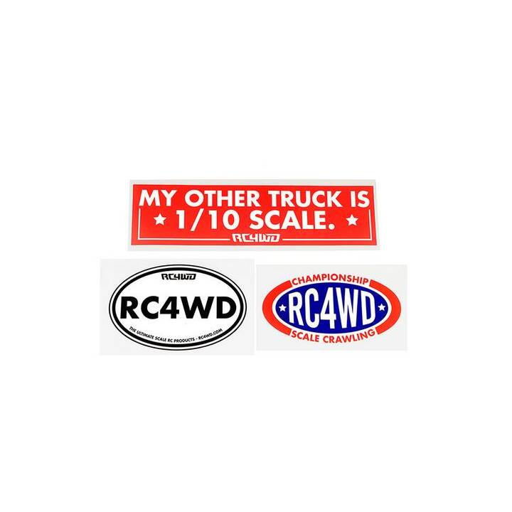 RC4WD Emblème (Noir, Bleu, Rouge, Blanc)