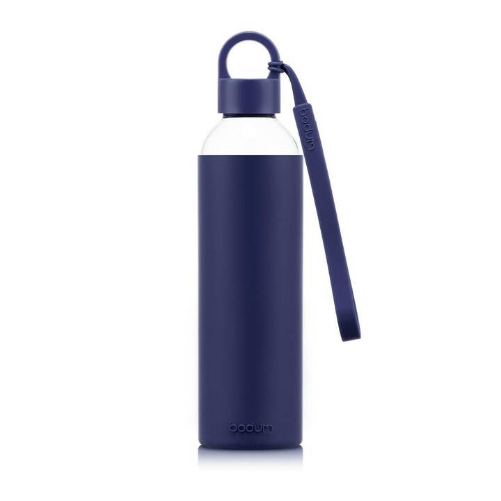 BODUM Trinkflasche Melior (0.5 l, Dunkelblau, Blau)