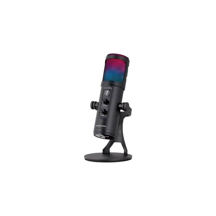 DELTACO RGB Microphone de table (Noir)