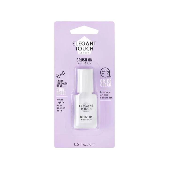 ELEGANT TOUCH Colla per unghie Strong Brush On (6 ml)