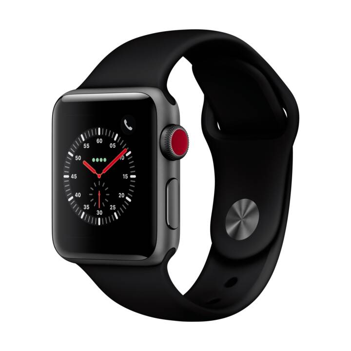 APPLE Watch Series 3 GPS + Cellular (38.0 mm, Alluminio, Silicone) -  Interdiscount