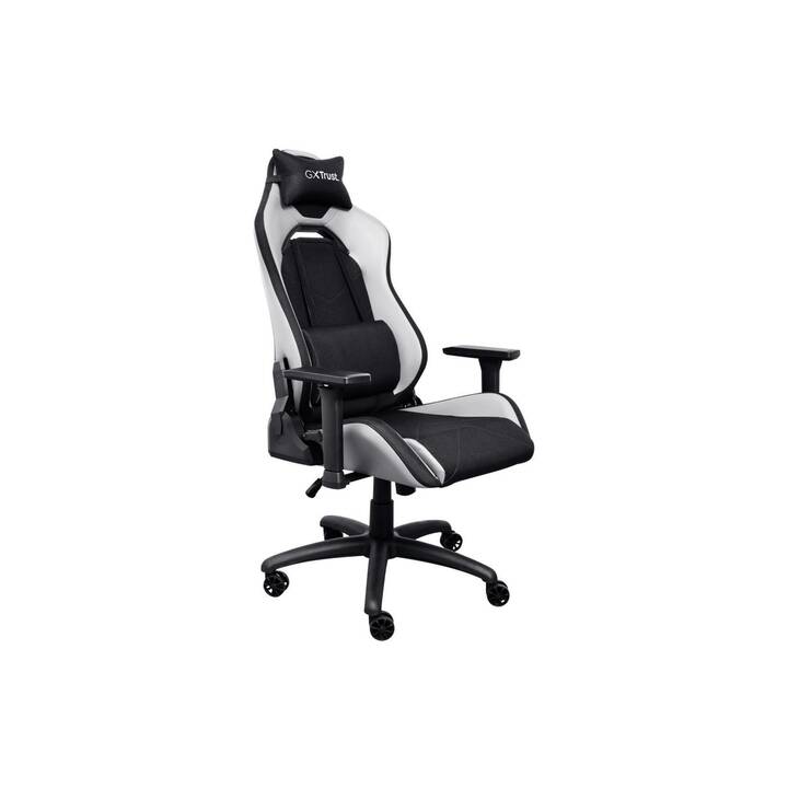 TRUST Gaming Stuhl GXT 714W Ruya (Schwarz, Weiss)