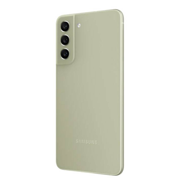 SAMSUNG Galaxy S21 FE (5G, 128 GB, 6.4", 12 MP, Olivgrün)