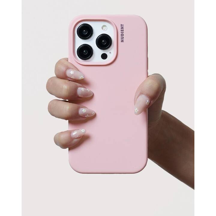 NUDIENT Backcover Base (iPhone 15 Plus, Pink, Rosa)