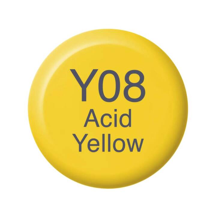COPIC Encre Y08 - Acid Yellow (Jaune, 12 ml)