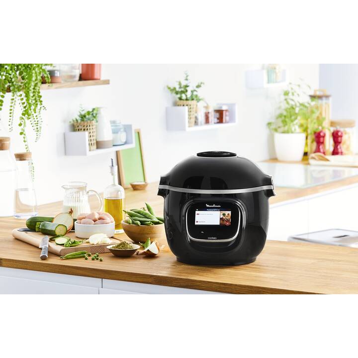 MOULINEX Multicuiseur Cookeo Touch Wi Fi CE9028 (6 l, 1600 W)