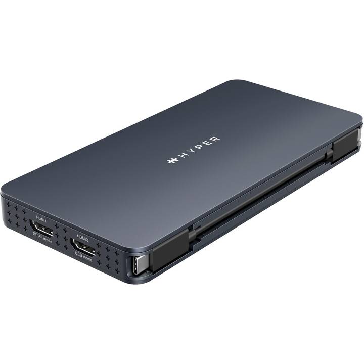 HYPER Stations d'accueil HyperDrive 10-in-1 (2 x HDMI, 2 x USB 3.1 Gen 2 Typ-A, USB 3.1 Gen 2 Typ-C)