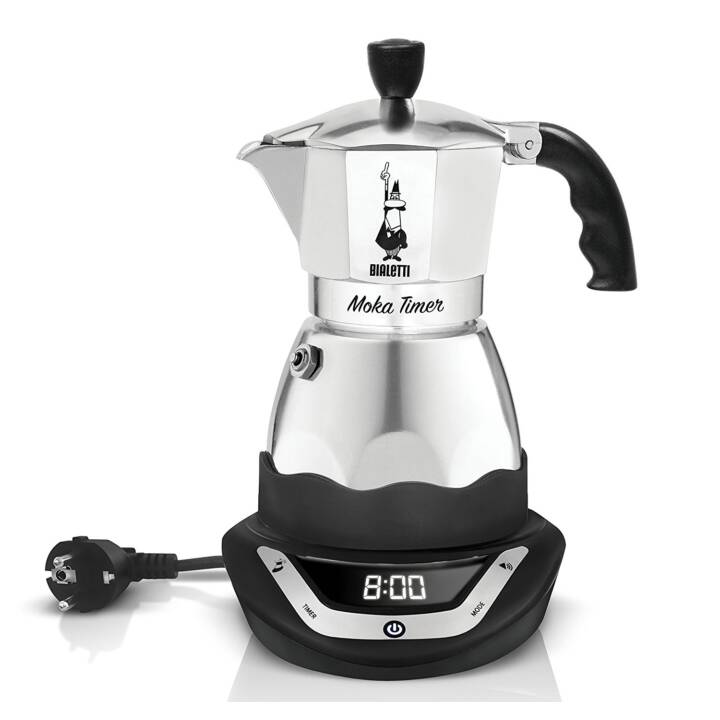 BIALETTI Moka (6 Tasses, Argent)