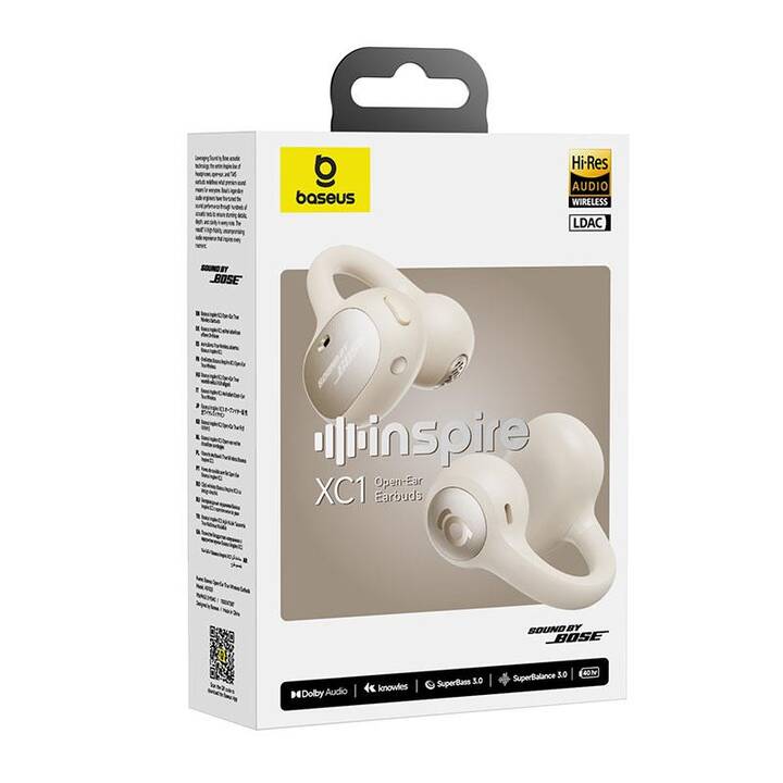 [ほぼ未使用] Baseus inspire XC1 BASEUS Inspire XC1 (ENC, Starlight Off-White) - Interdiscount