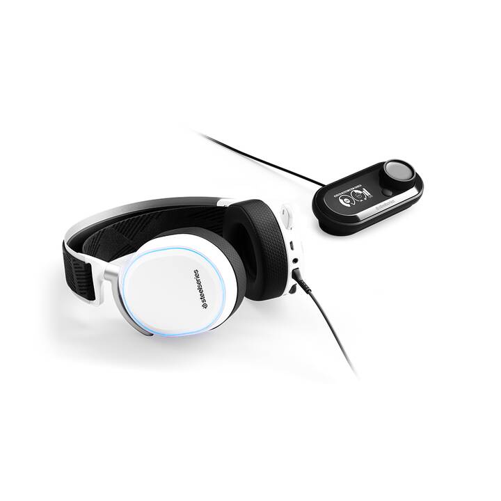 STEELSERIES Arctis Pro + GameDAC (Over-Ear, Blanc)