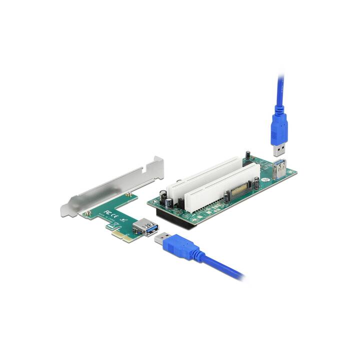 DELOCK Riser Card (PCI-X, USB A)