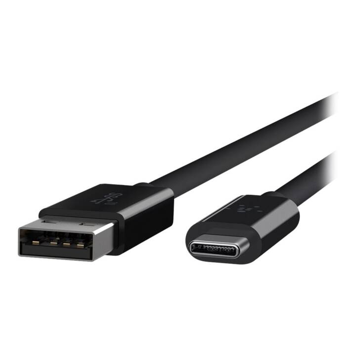 BELKIN F2CU029bt1M-BLK Kabel (USB 3.0 Typ-A, USB Typ-C, 100 cm)