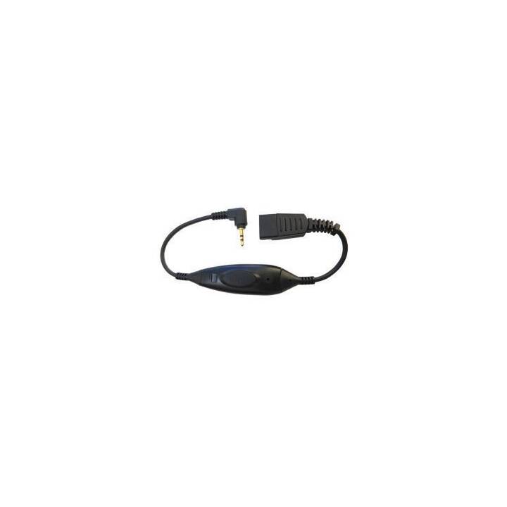 Adattatore Audio Jabra QD A 3.5 Mm | Per Cuffie E Telefoni Fissi, Colore Nero
