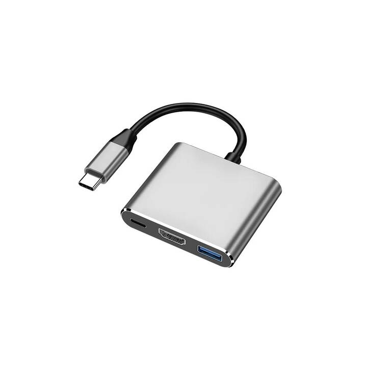XTREMEMAC Stazione d'aggancio (HDMI, USB 2.0 di tipo A, USB 3.0 di tipo C)