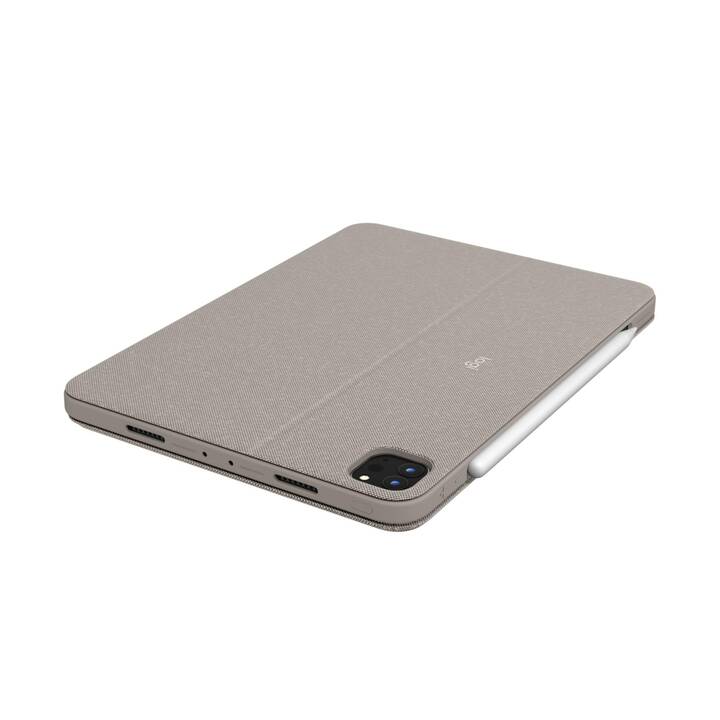 LOGITECH Combo Touch Type Cover (11", iPad Pro 11 (4. Gen. 2022), iPad Pro 11 (2018), iPad Pro 11 (3. Gen. 2021), iPad Pro 11 (2. Gen. 2020), Beige)